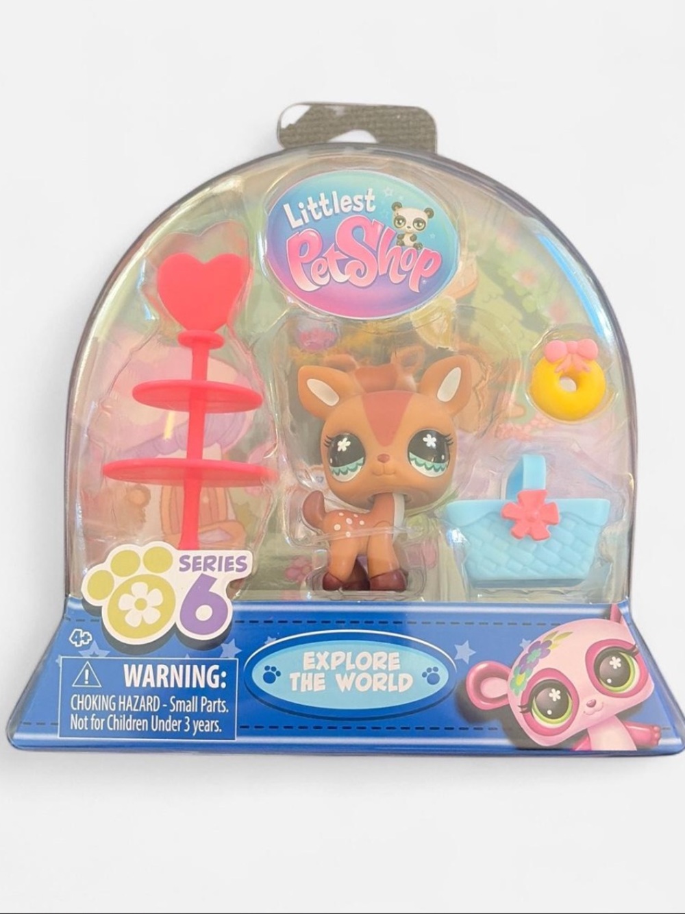 littlest pet shop - series 6 - explore the world series - deer / fawn